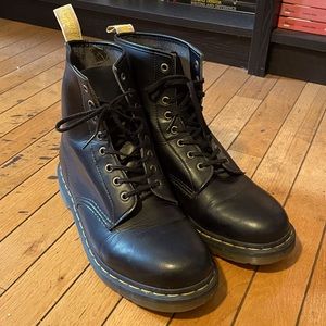 Black Doc Martens Vegan 1460 Felix Lace Up Boots
